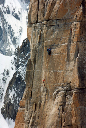 Petit Capucins aus der Nähe, Mont Blanc 1993